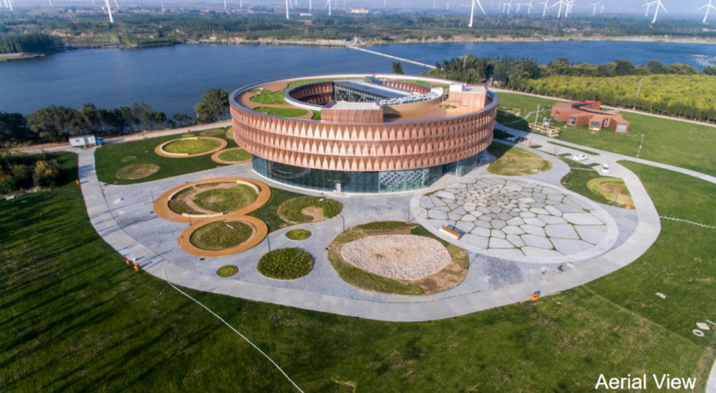 Museo del Humedal de GuanTing (Zhang JiaKou, China). Proyecto que incluye la visión de Active House en sus parámetros de diseño.